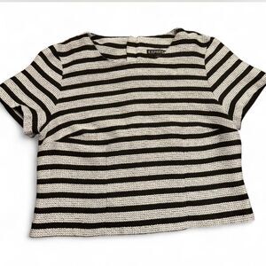 Express Monochrome Striped Knit
